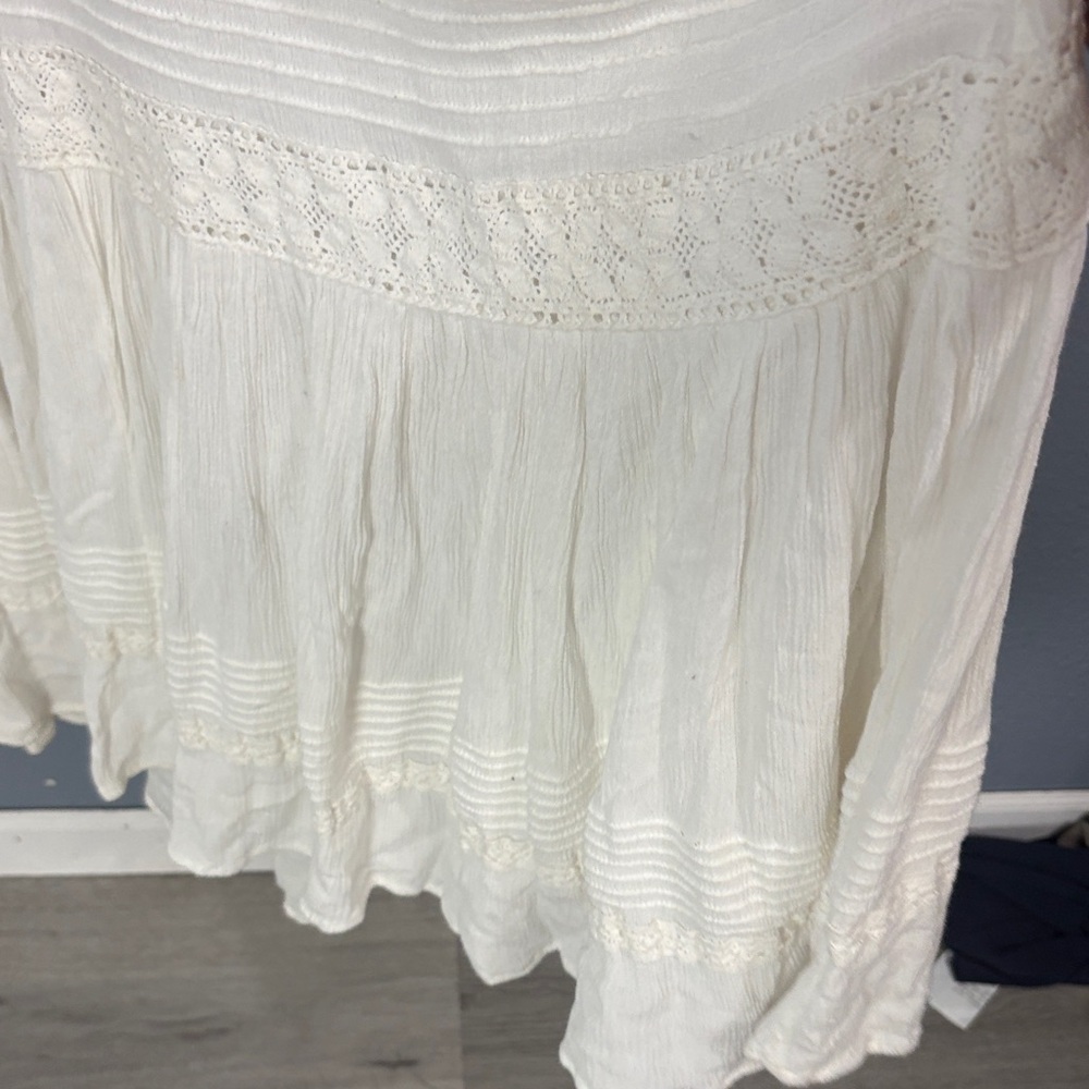 Spell Bohemian White Crochet Maxi Dress - Picture 5 of 7